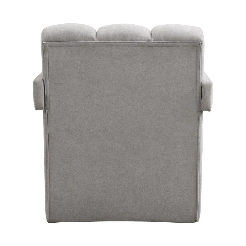Modern Minimalist Leisure Armchair With L Shaped Armrests by HouseOfZazla