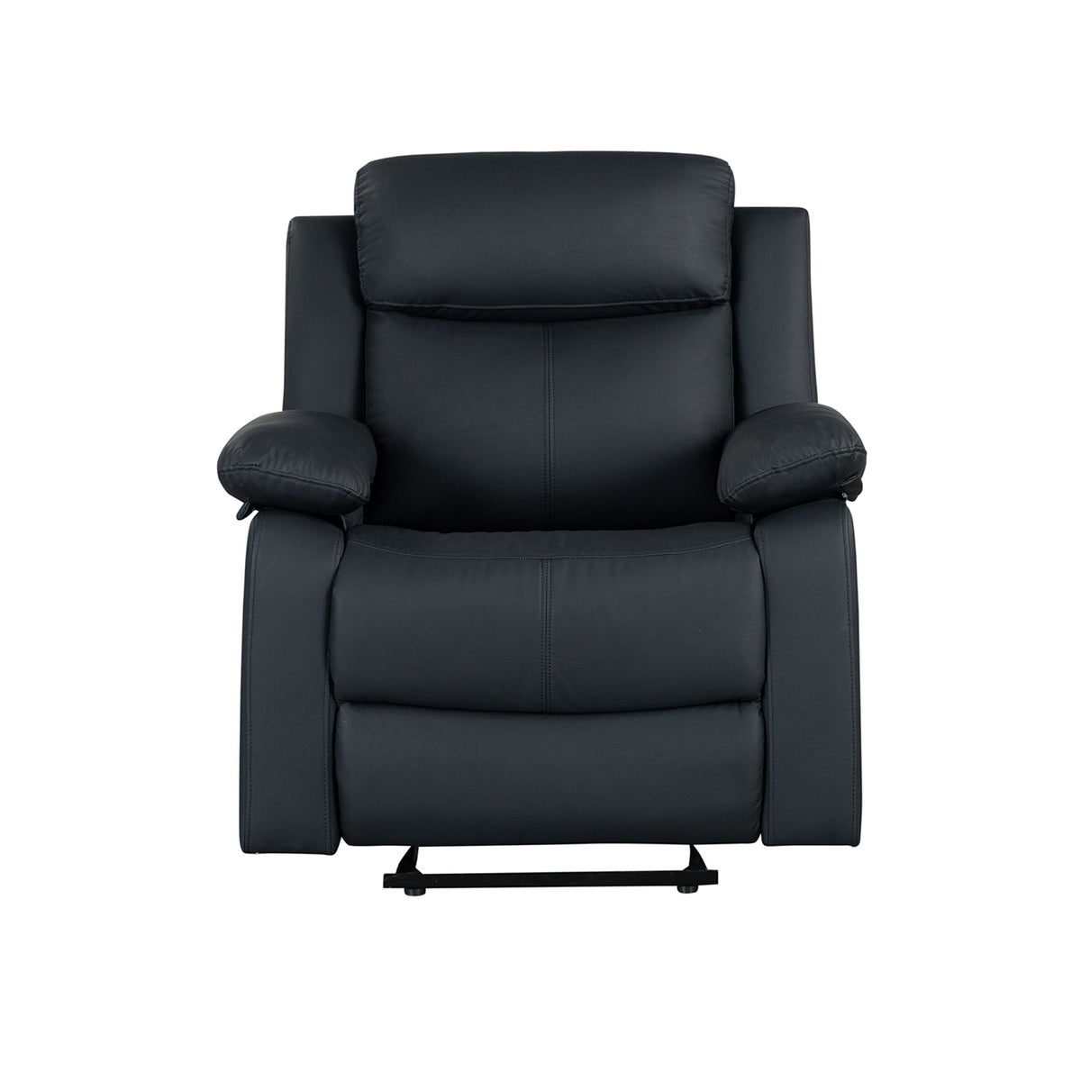 Glider Recliner Chair with LED Lights and Pillow Top Arms – White, Black, or Dark Gray, photo 3 of 22
