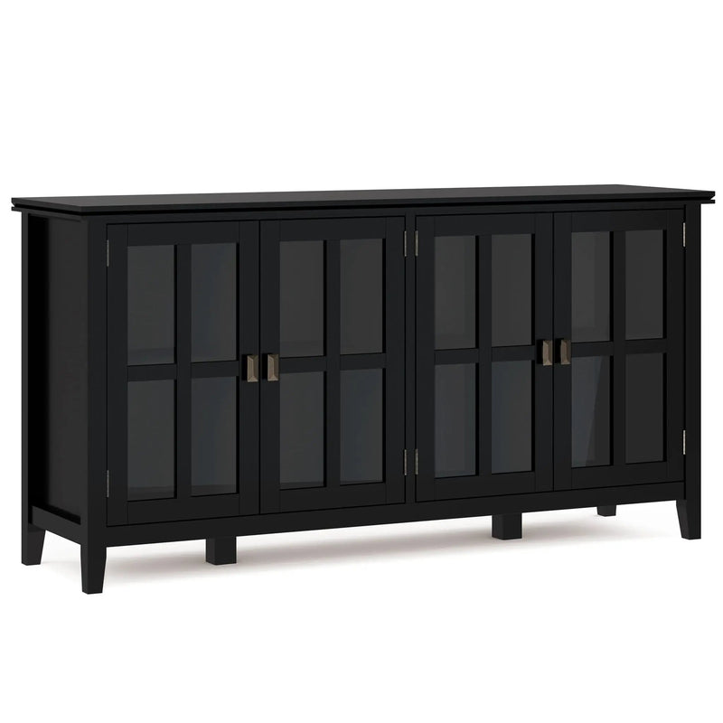 Artisan - Handcrafted Wide 4 Door Storage Cabinet by Unique Piece Furniture