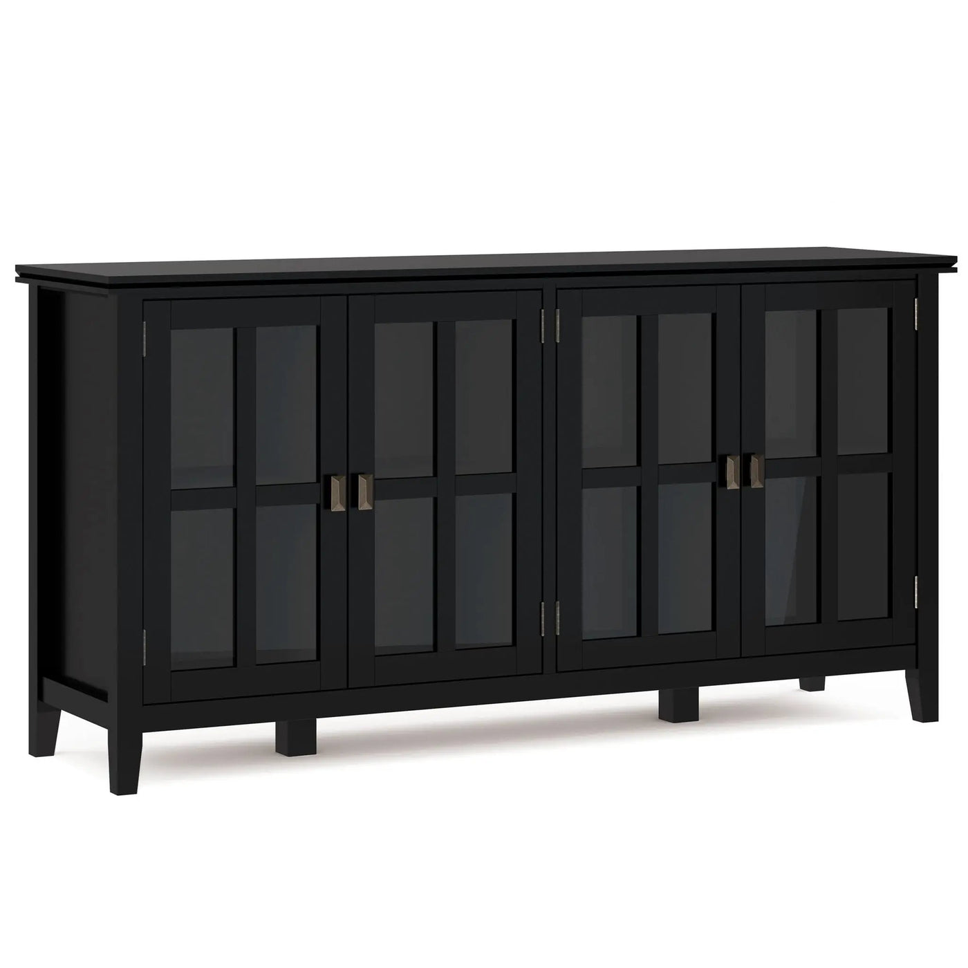 Artisan - Handcrafted Wide 4 Door Storage Cabinet by HouseOfZazla