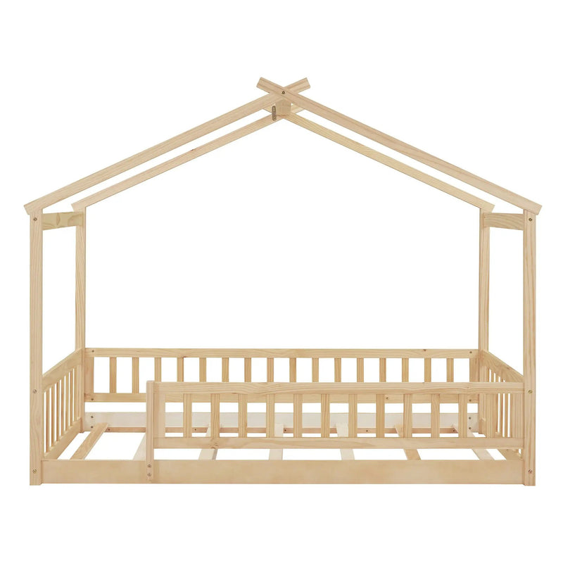 Bed House Bed Frame With Fence by Unique Piece Furniture