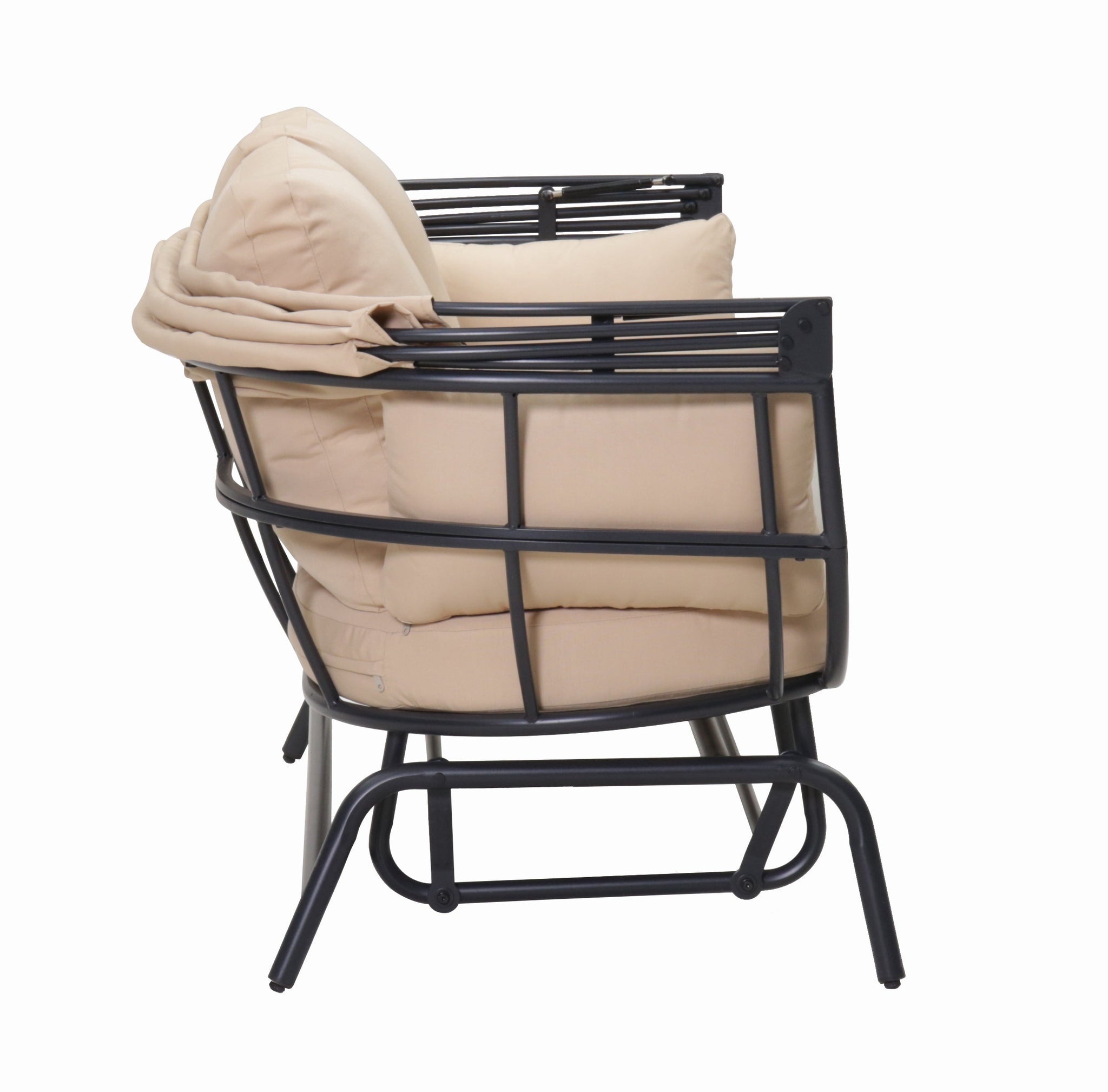 2-Person Outdoor Swing Chair with Adjustable Canopy by HouseOfZazla
