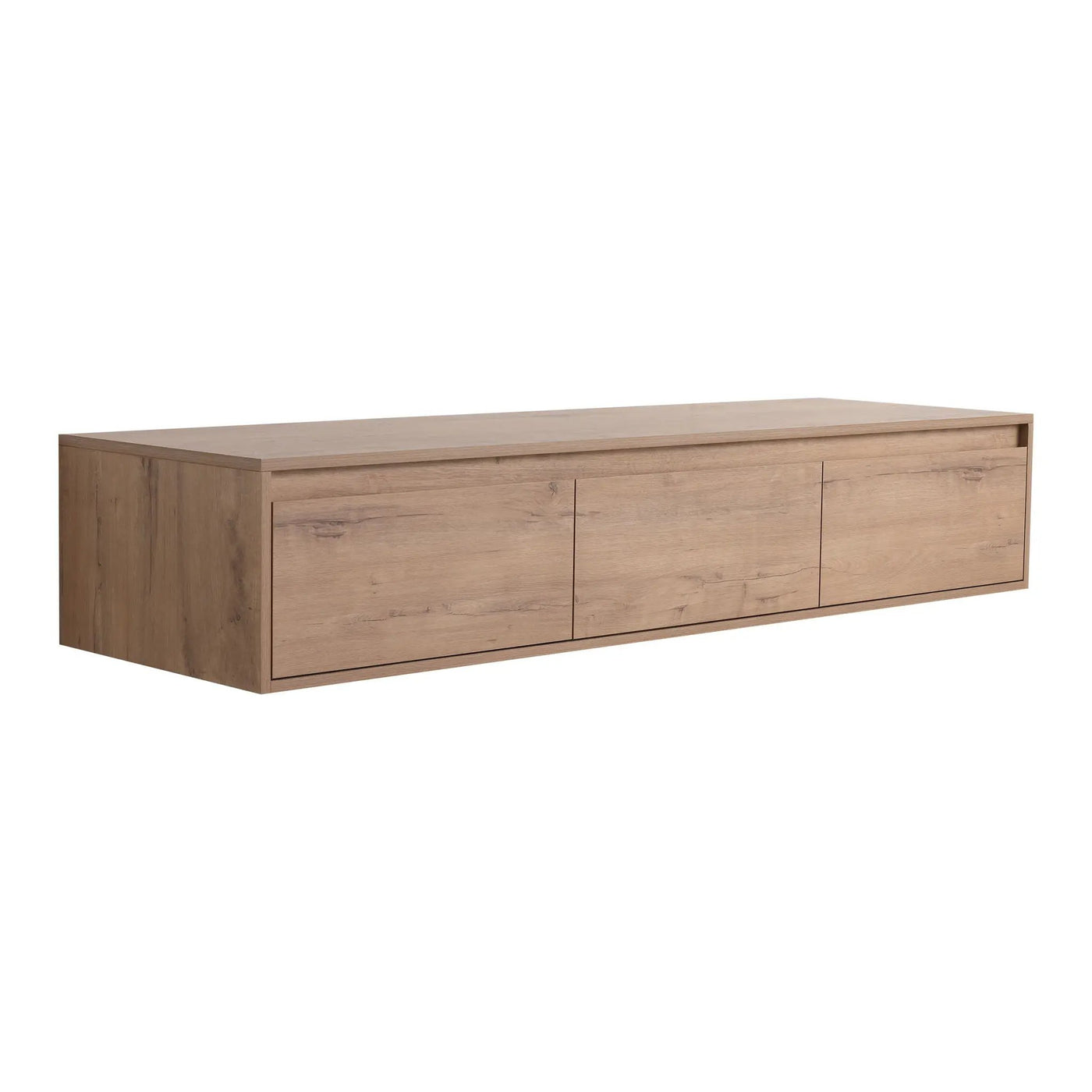 Modern Minimalist Bathroom Cabinet With Soft Close Drawers And Floating Mounting Design by HouseOfZazla