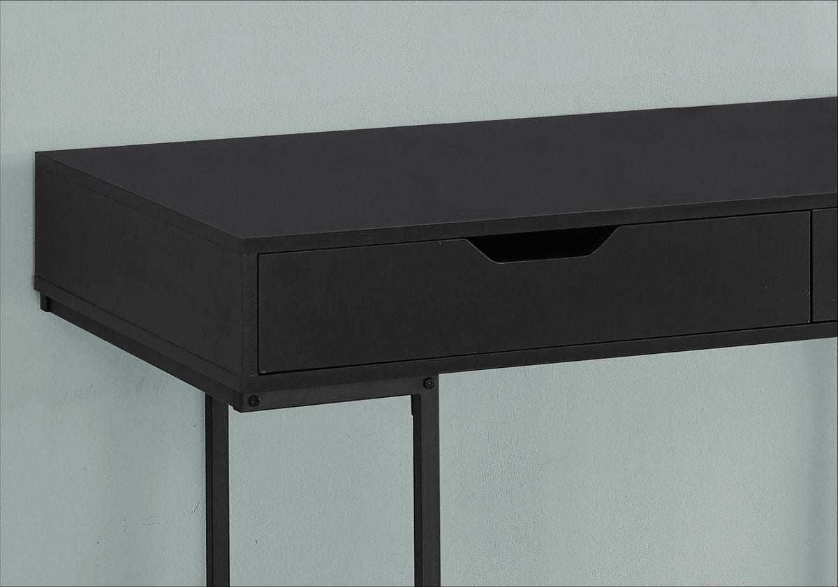 Contemporary Computer Desk with Storage Drawers - Stone-Look Finish, photo 21 of 24