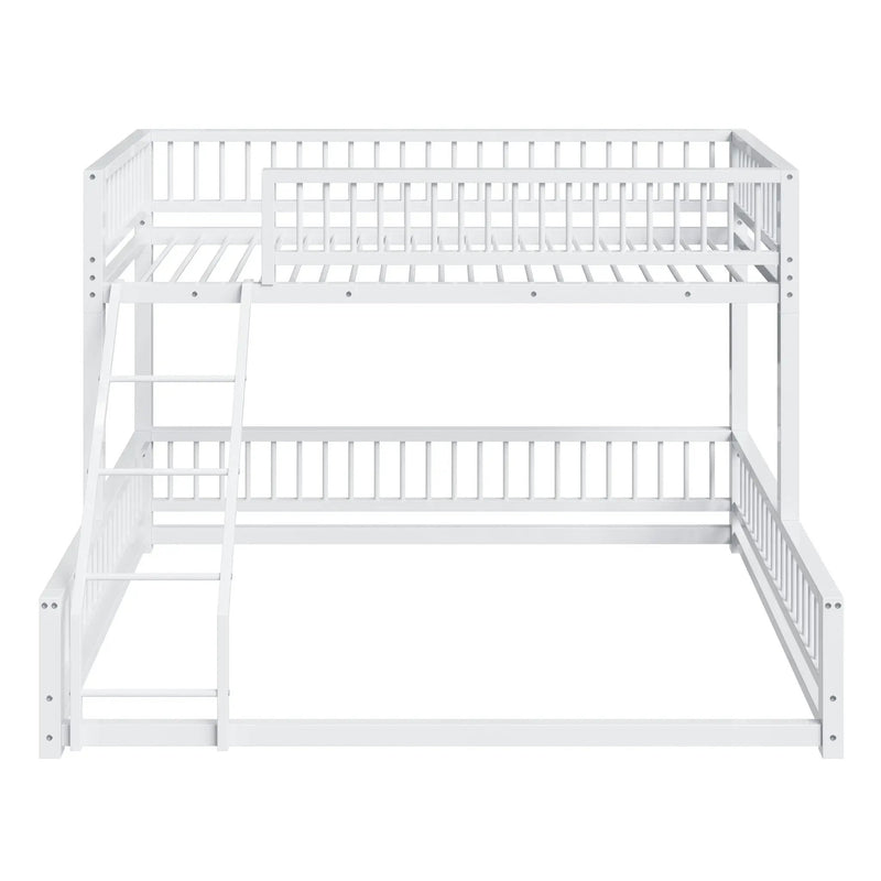 Bunk Bed With Ladder And Safety Guardrails by HouseOfZazla