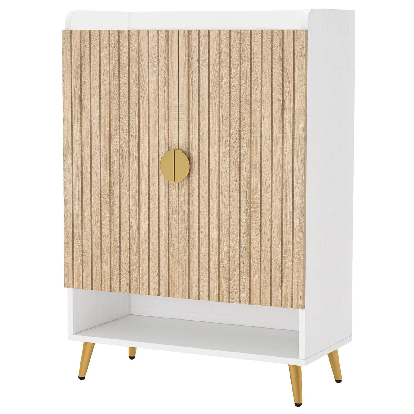 Shoe Cabinet With Doors, 7 Tier Storage Organizer by HouseOfZazla