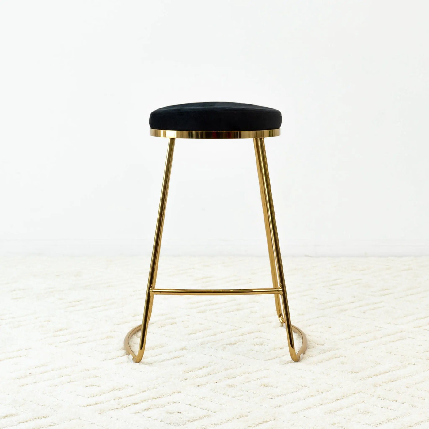 Jane - 26" Mid-Century Modern Luxury Upholstered Stool by HouseOfZazla