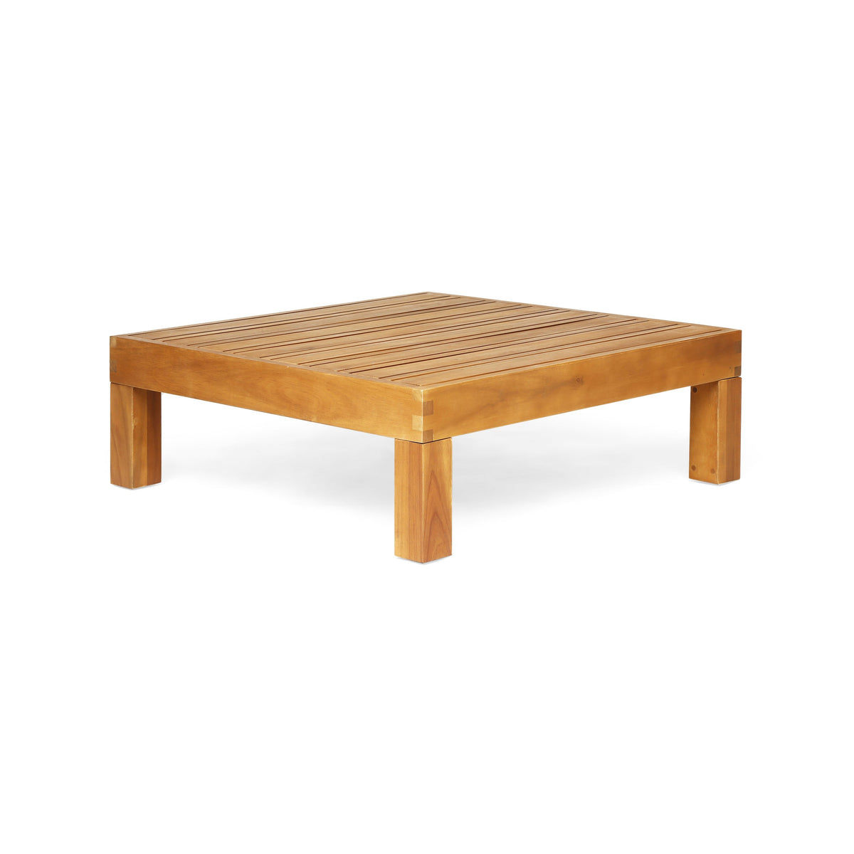Oana/Brava Coffee Table with Acacia Wood Construction - Teak, photo 6 of 10