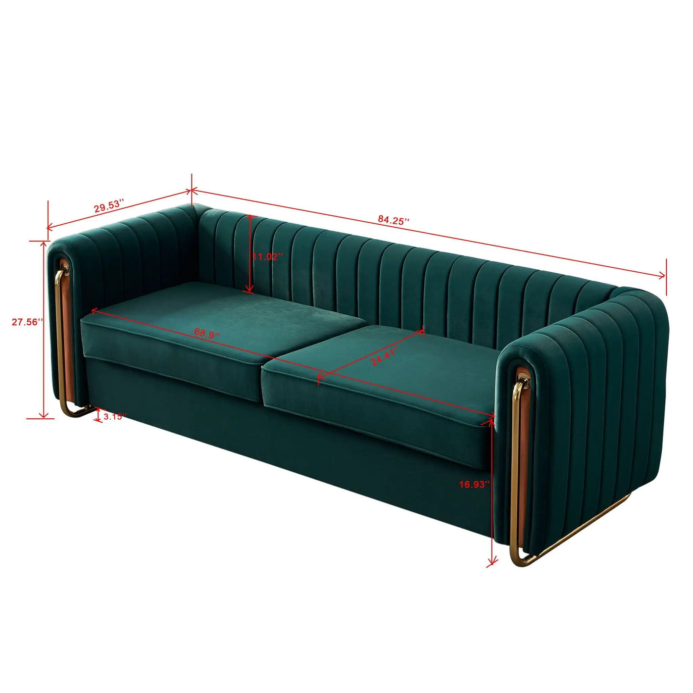 Contemporary Sofa Couch For Living Room by HouseOfZazla