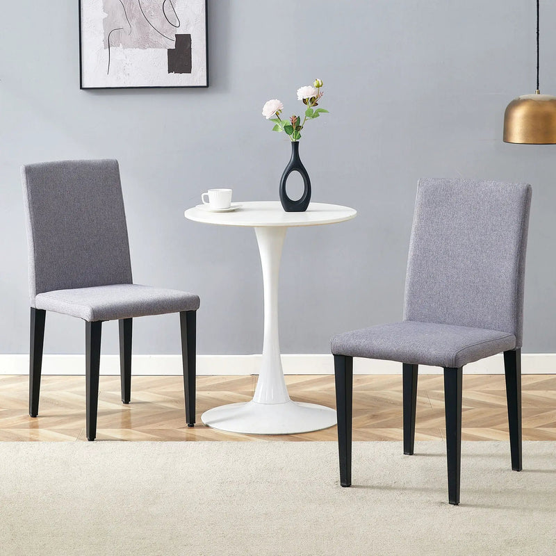 Versatile Dining Chairs With Comfortable Design And Metal Legs by Unique Piece Furniture