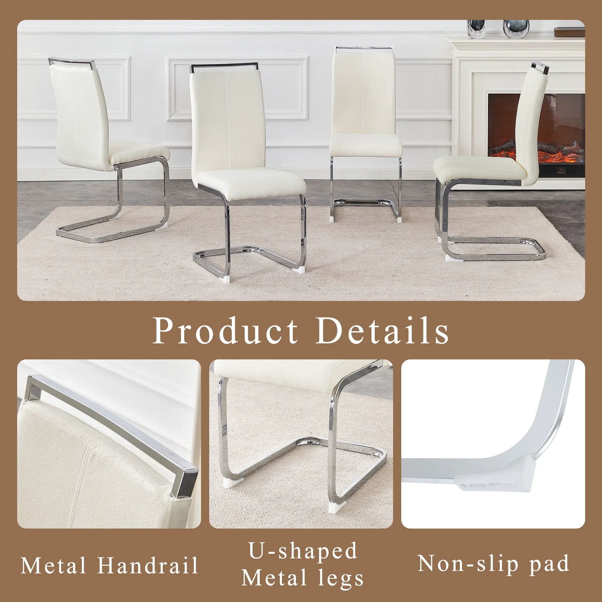Dining Chairs With Ergonomic Backrest by Unique Piece Furniture