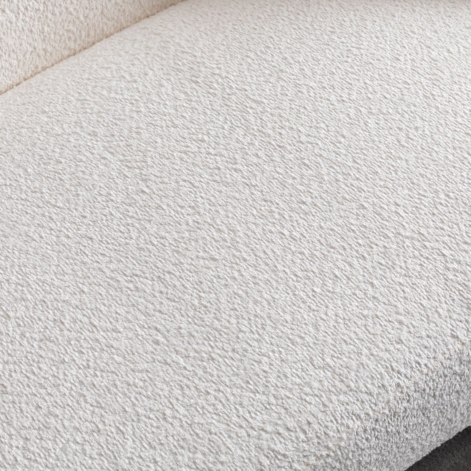 Curved 3 Seater Sofa For Living Room - White by HouseOfZazla