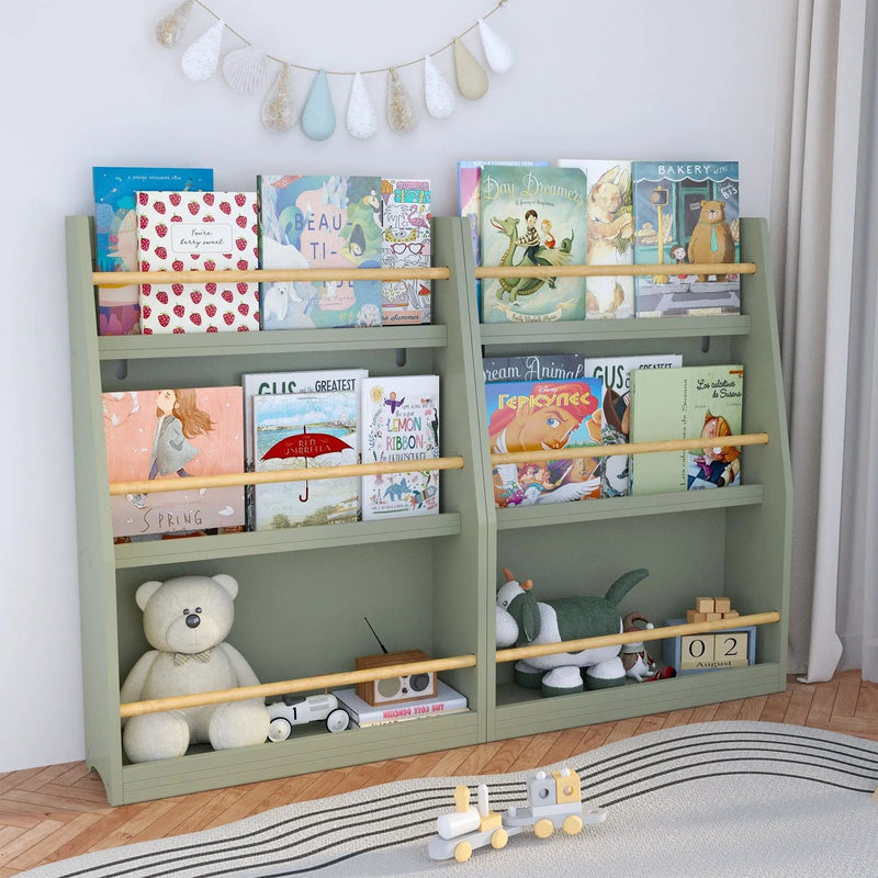 3 Tier Book Shelf, Compact Storage For Bedrooms by Unique Piece Furniture
