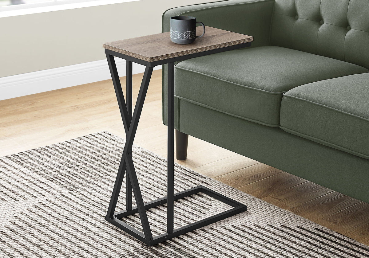 C-Shaped Accent Table with Sliding Base - Multiple Colors, photo 5 of 20
