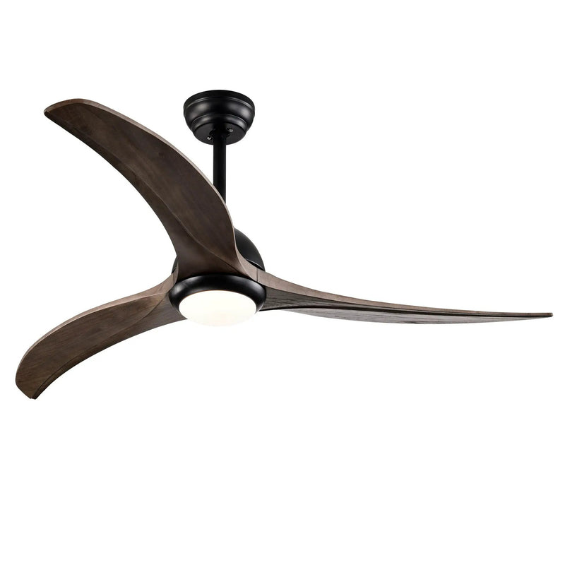 Indoor Outdoor Ceiling Fan With Light With Remote Control, Noiseless Reversible Motor, 6 Speed, 3 Color by HouseOfZazla