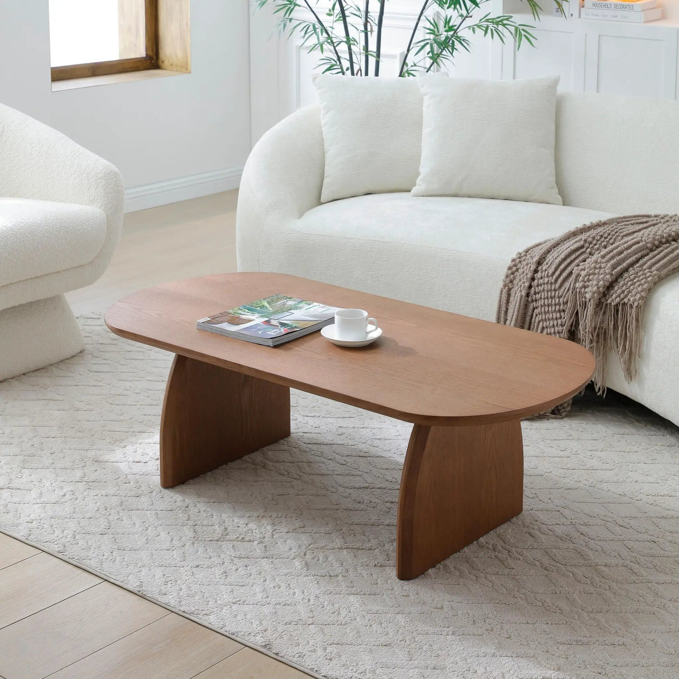 Oval Coffee Table For Living Room by HouseOfZazla