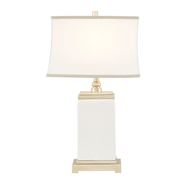 Rectangular Ceramic Table Lamp