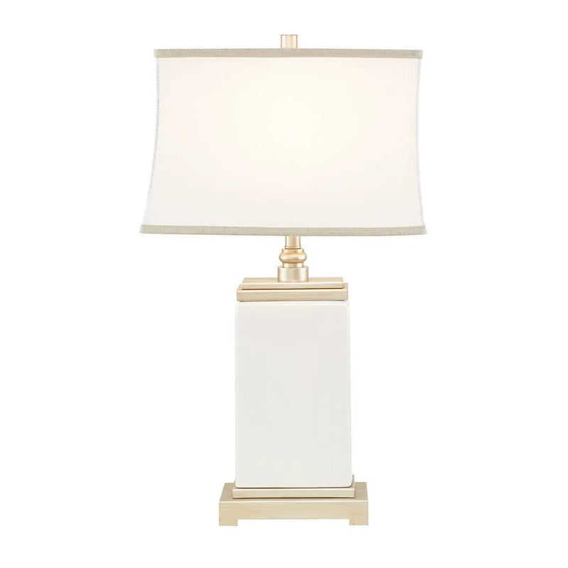 Rectangular Ceramic Table Lamp by HouseOfZazla