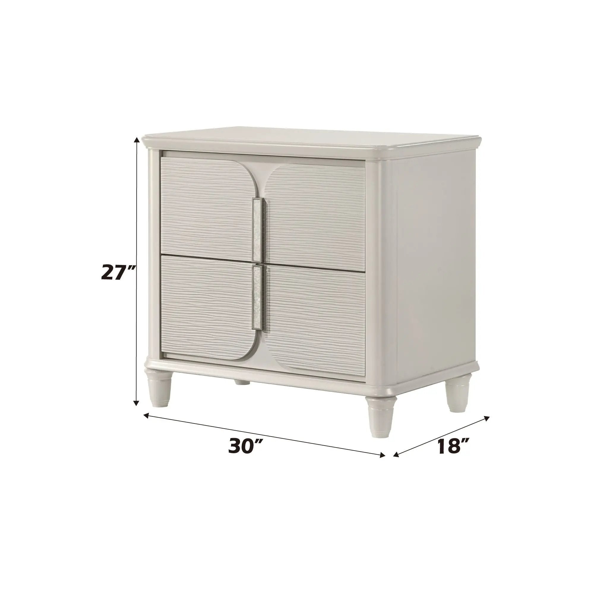 Laveda Nightstand - White by HouseOfZazla