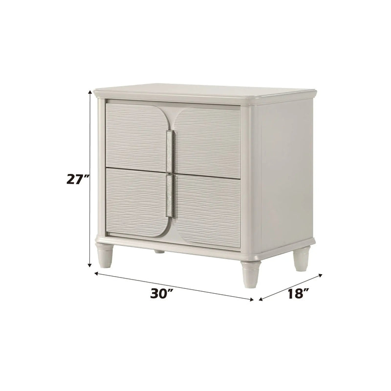 Laveda Nightstand - White by HouseOfZazla