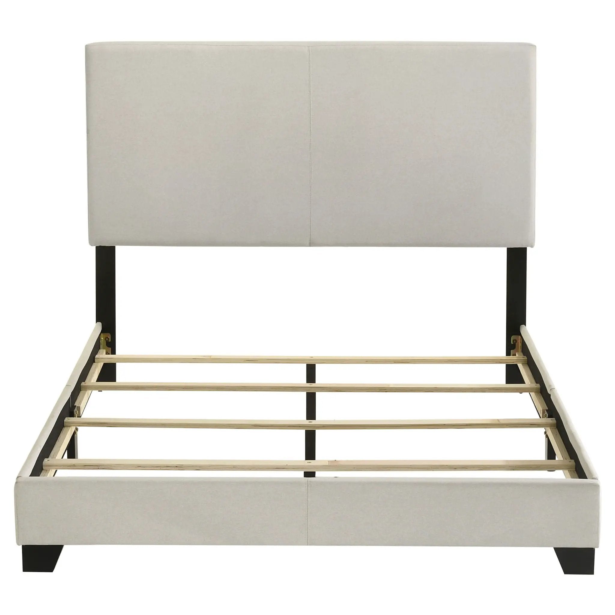 Dorian Fabric Upholstered Full Panel Bed Cream by Unique Piece Furniture