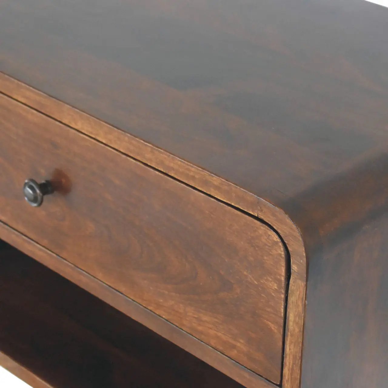 Curve Upper Slot Floating Nightstand by Unique Piece Furniture