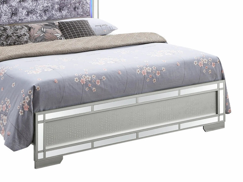 Madison - Upholstered Bed With LED by Unique Piece Furniture
