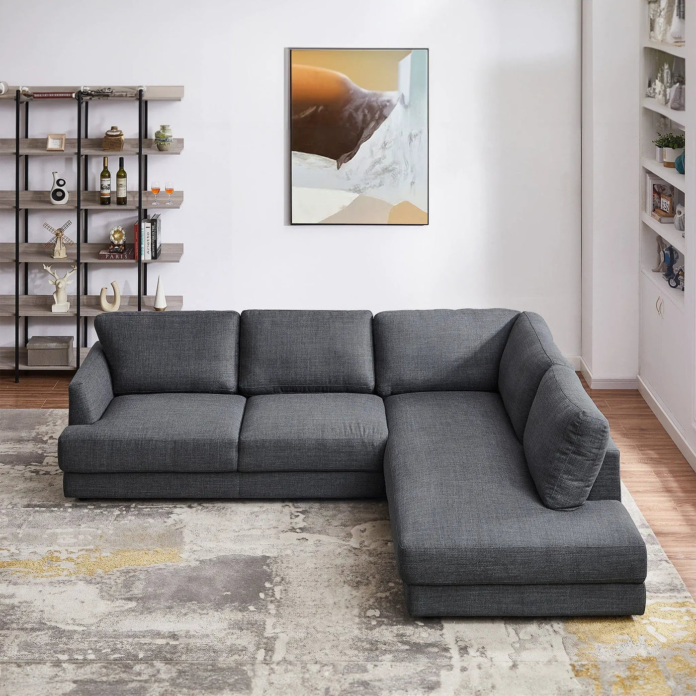 Glander - Comfortable Cozy Sectional Sofa by HouseOfZazla