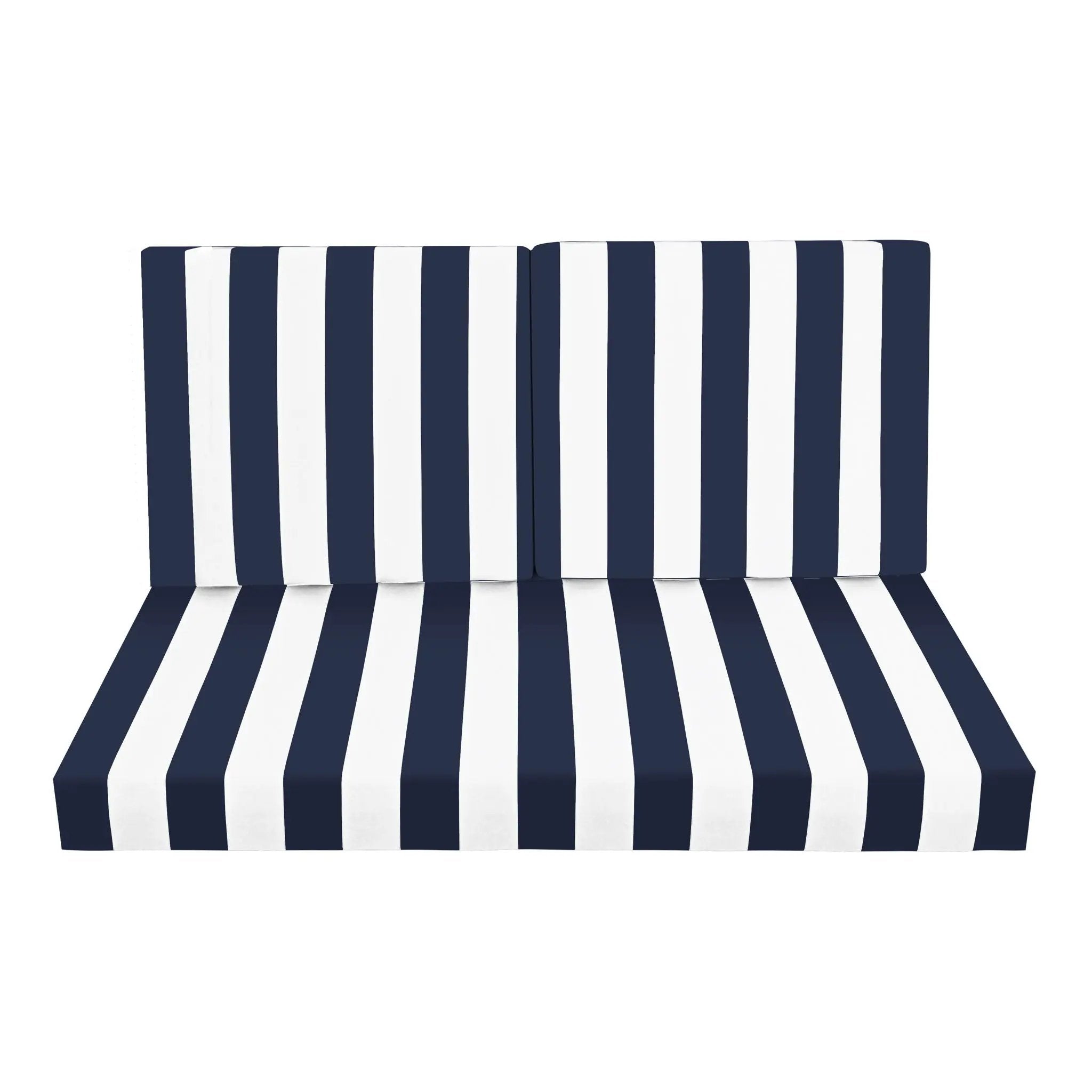 Outdoor Deep Seat Waterproof Replacement Patio Chair Cushions (Set of 2) by HouseOfZazla