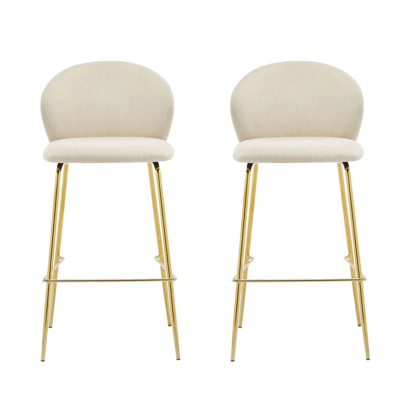 Kira - Upholstered Bar Stool (Set of 2) by HouseOfZazla