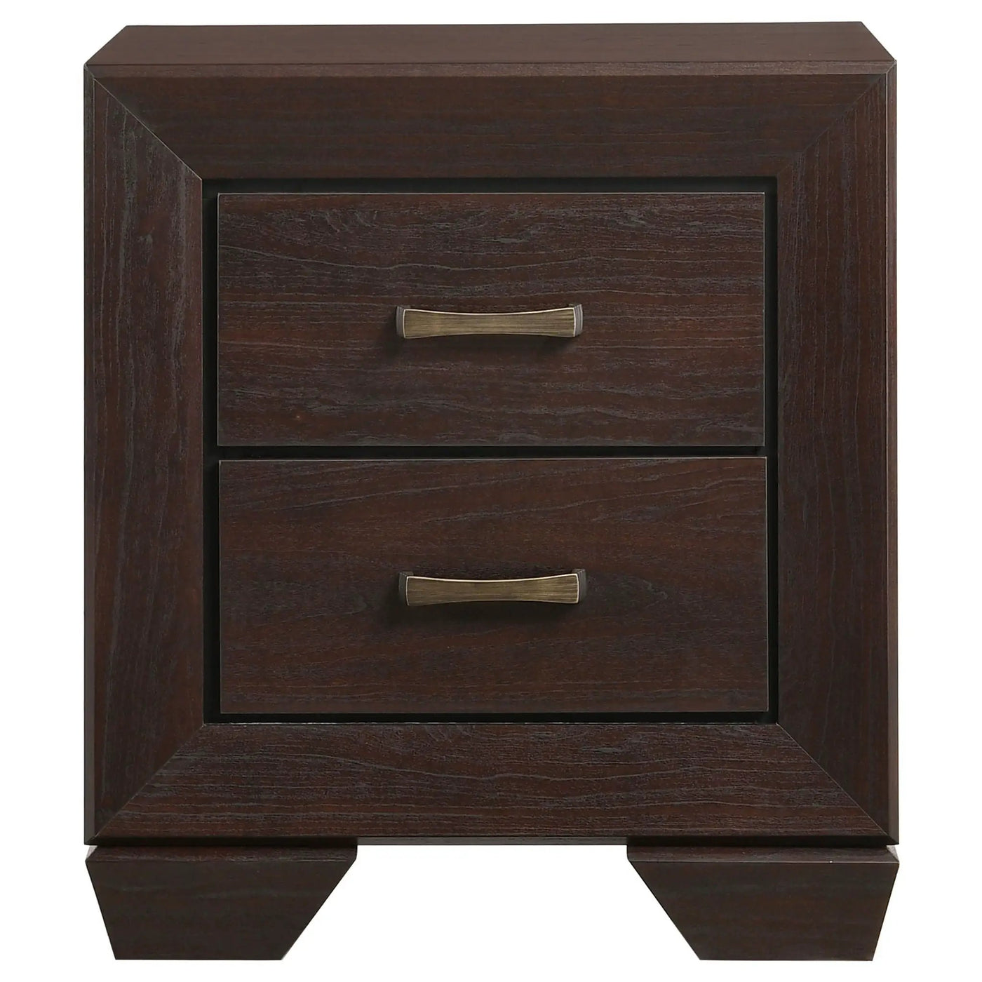 Copper - 2 Drawer Rectangular Nightstand by HouseOfZazla
