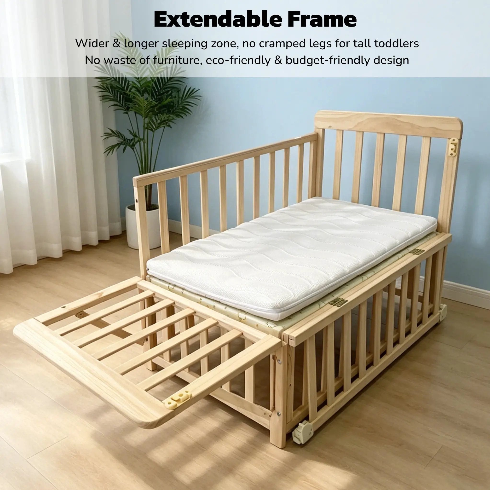 Solid Wood Baby Bassinet by HouseOfZazla