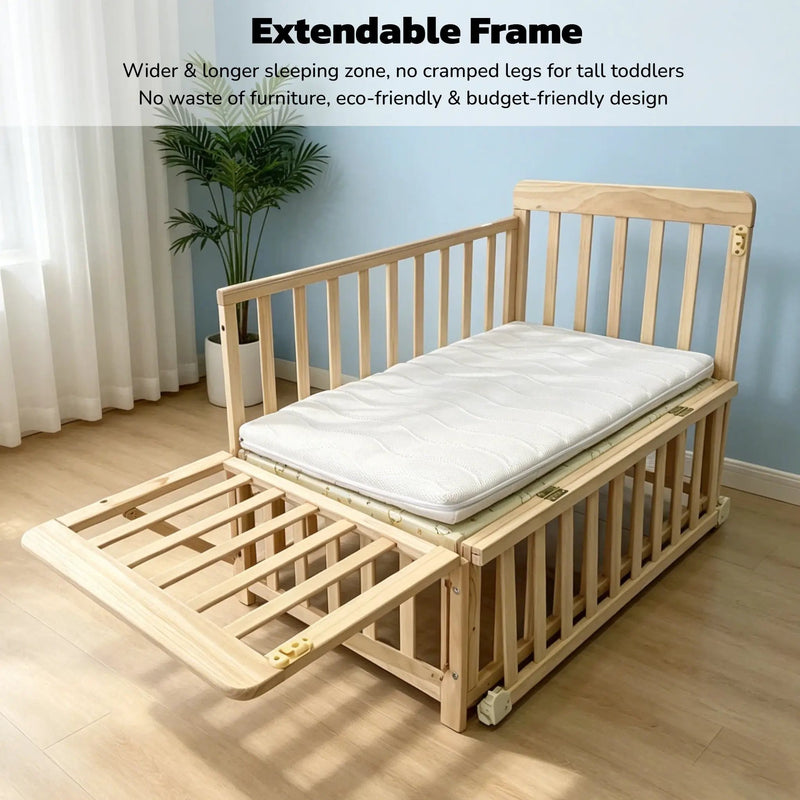 Solid Wood Baby Bassinet by HouseOfZazla