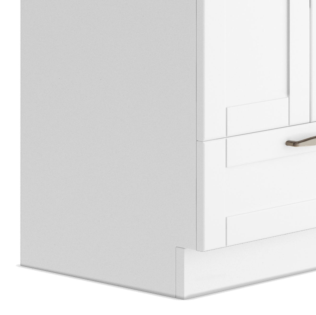 Deluxe Laundry Cabinet with Pull-Out Faucet and Stainless Steel Sink - White, photo 29 of 34