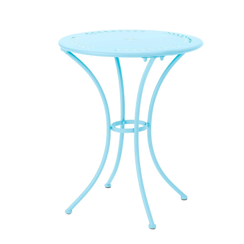 Lourdes 3 PC KD Metal Patio Furniture Set - Matte by HouseOfZazla