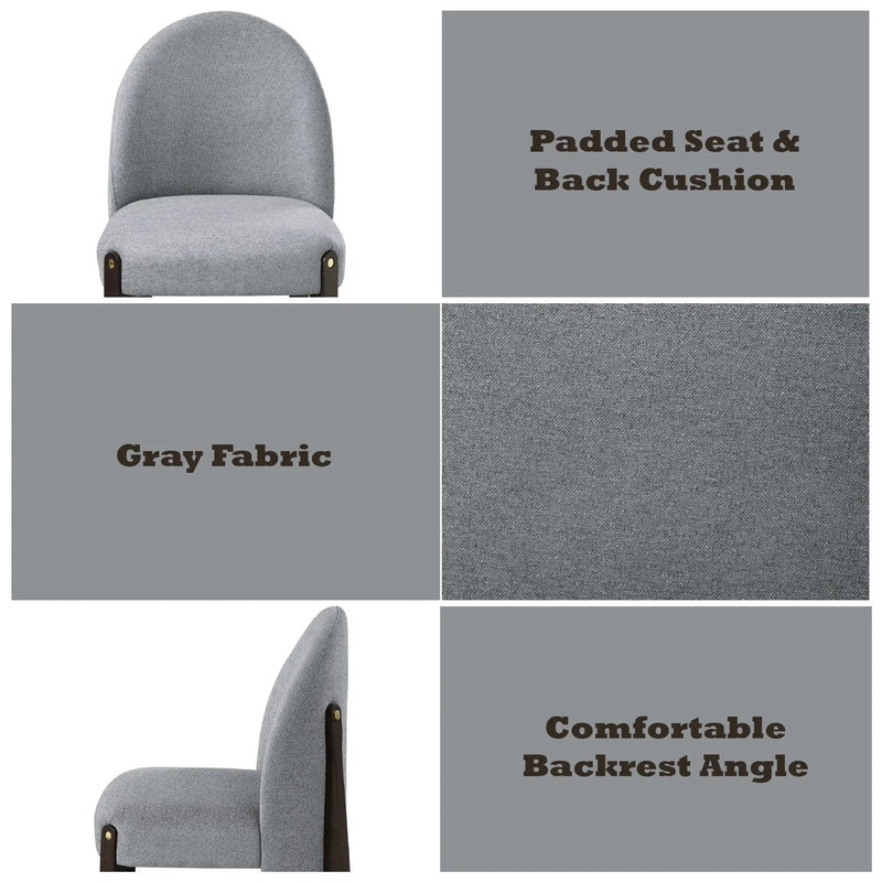 Clayten - Dining Chair (Set of 2) - Gray by Unique Piece Furniture