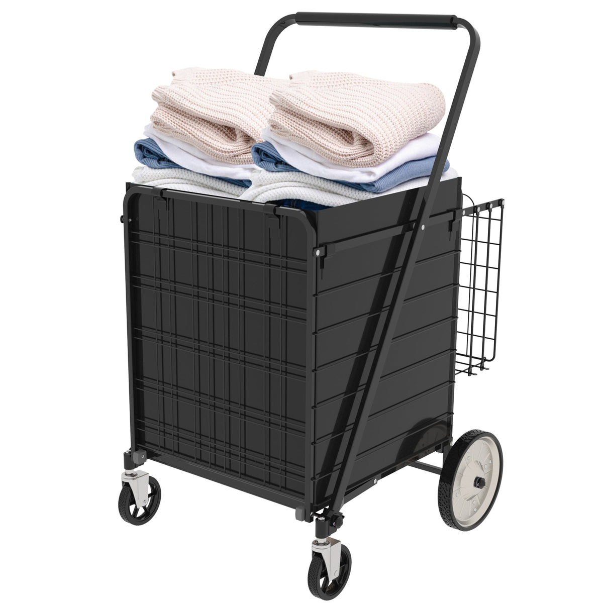 Bigger Super Jumbo Shopping Cart with Foldable Metal Frame - Metal, photo 6 of 10