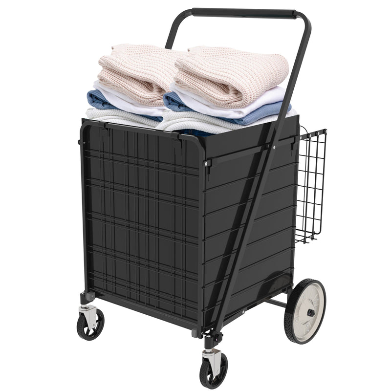 Bigger Super Jumbo Shopping Cart with Foldable Metal Frame - Metal, photo 6 of 10