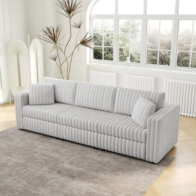 106.3" Soft Modular 3-Person Sofa by HouseOfZazla