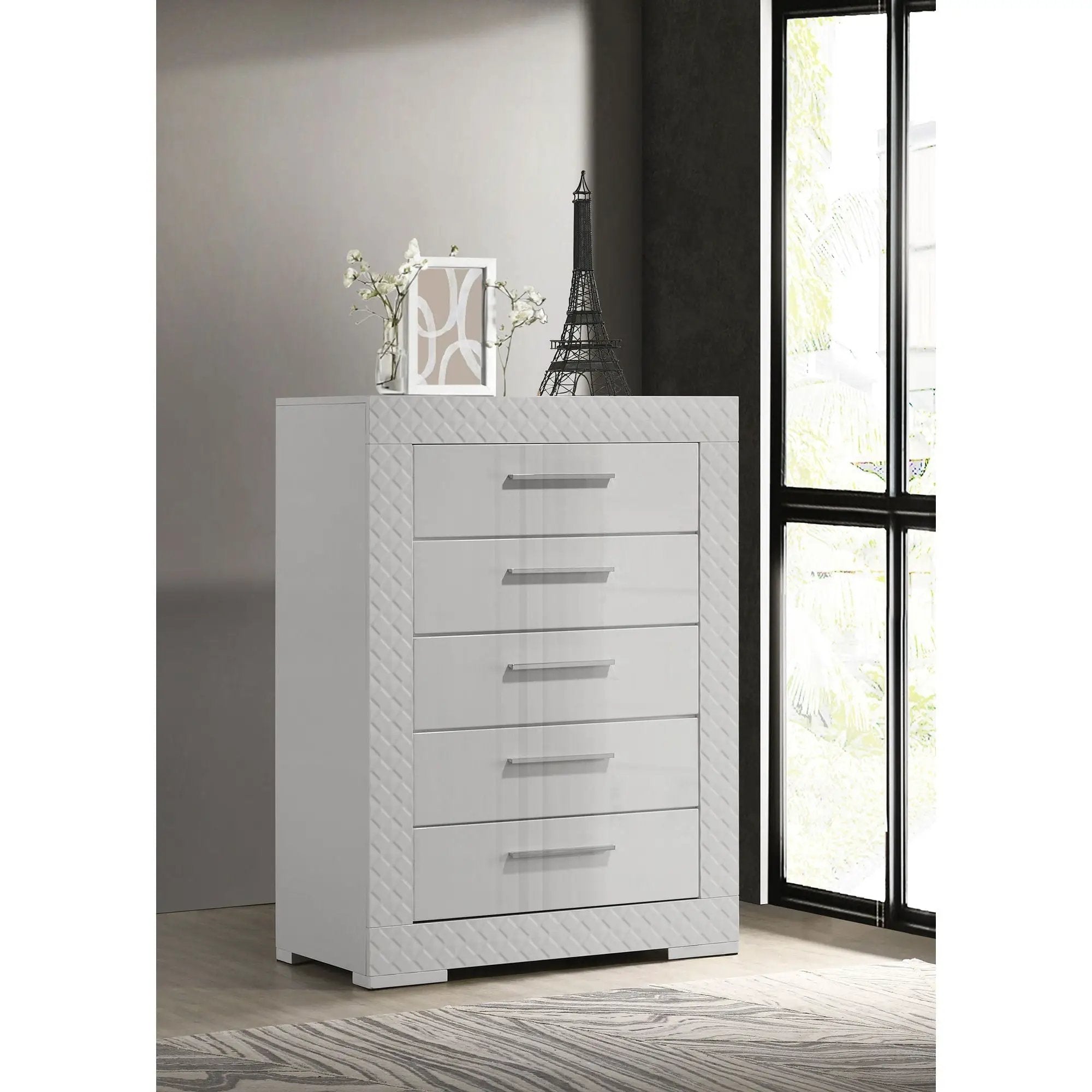 Pierce - 5 Drawer Bedroom Chest by HouseOfZazla