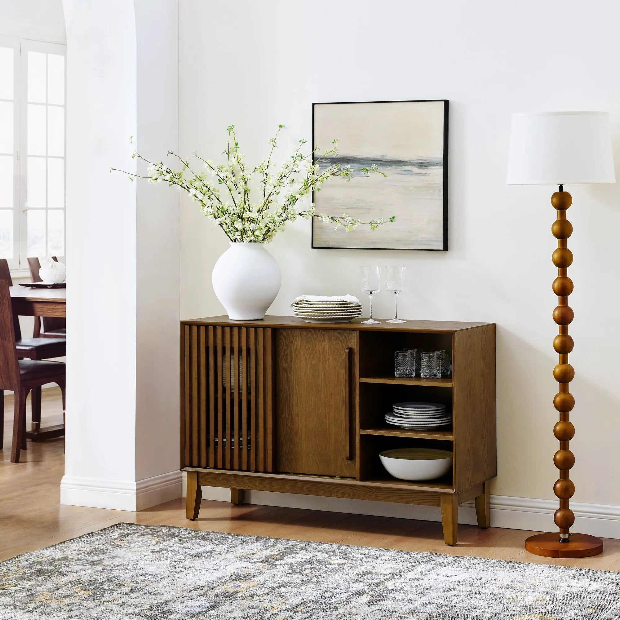 47.3" Sideboard Buffet Cabinet with Storage by HouseOfZazla