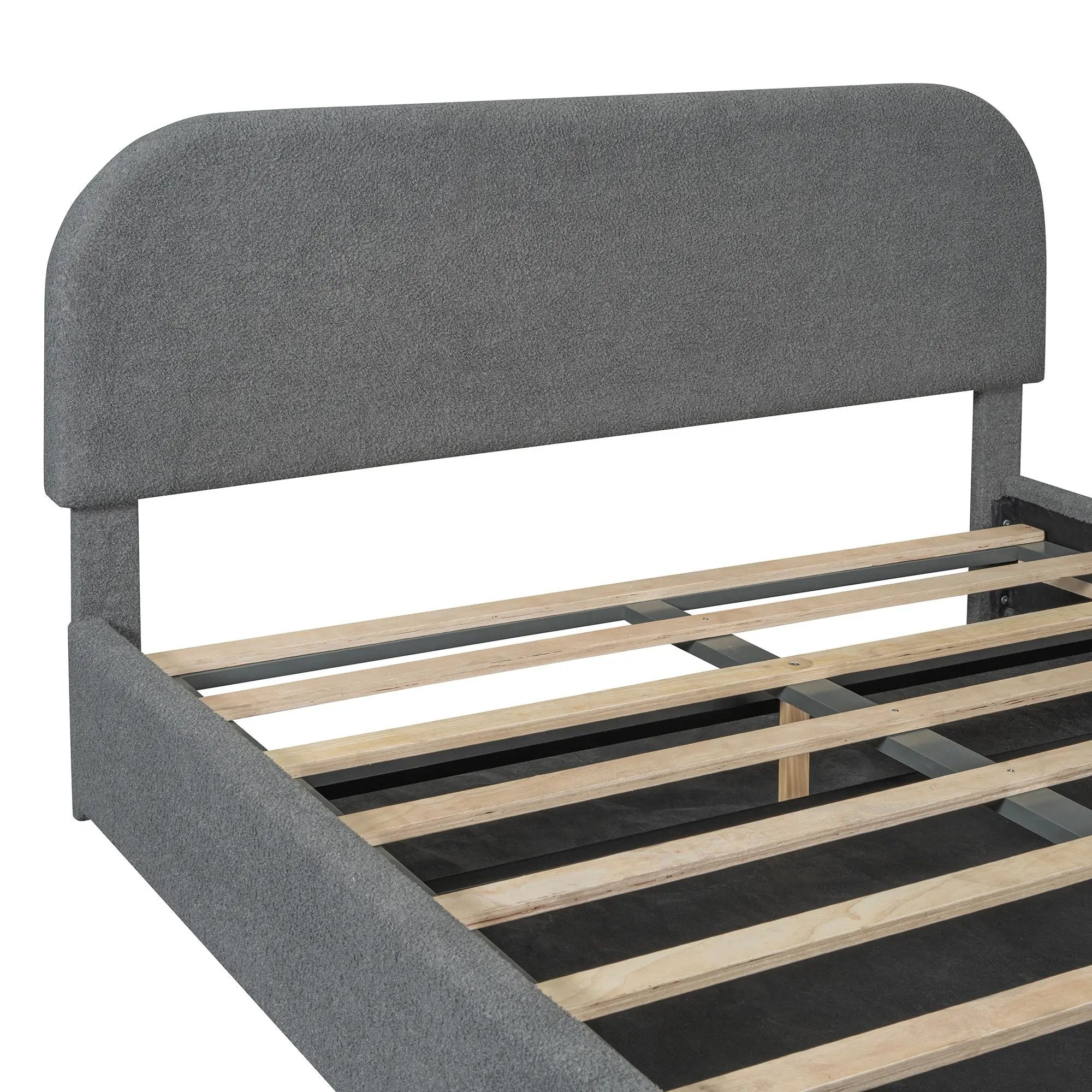 Upholstered Platform Bed With Hydraulic Storage System by HouseOfZazla