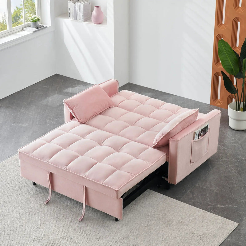 Sofa Bed With Pockets, 3 In 1 Convertible For Living Room by HouseOfZazla