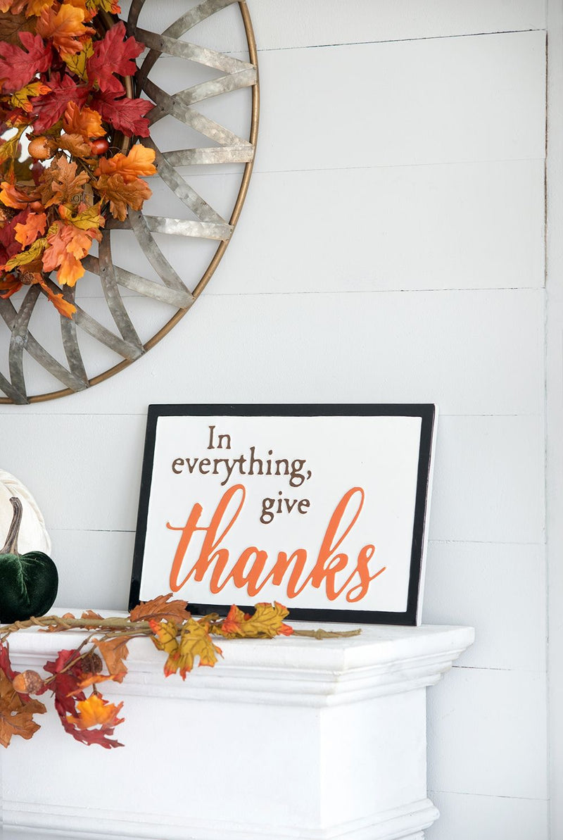 Thanks Wall Sign Set (Set of 2), photo 6 of 8
