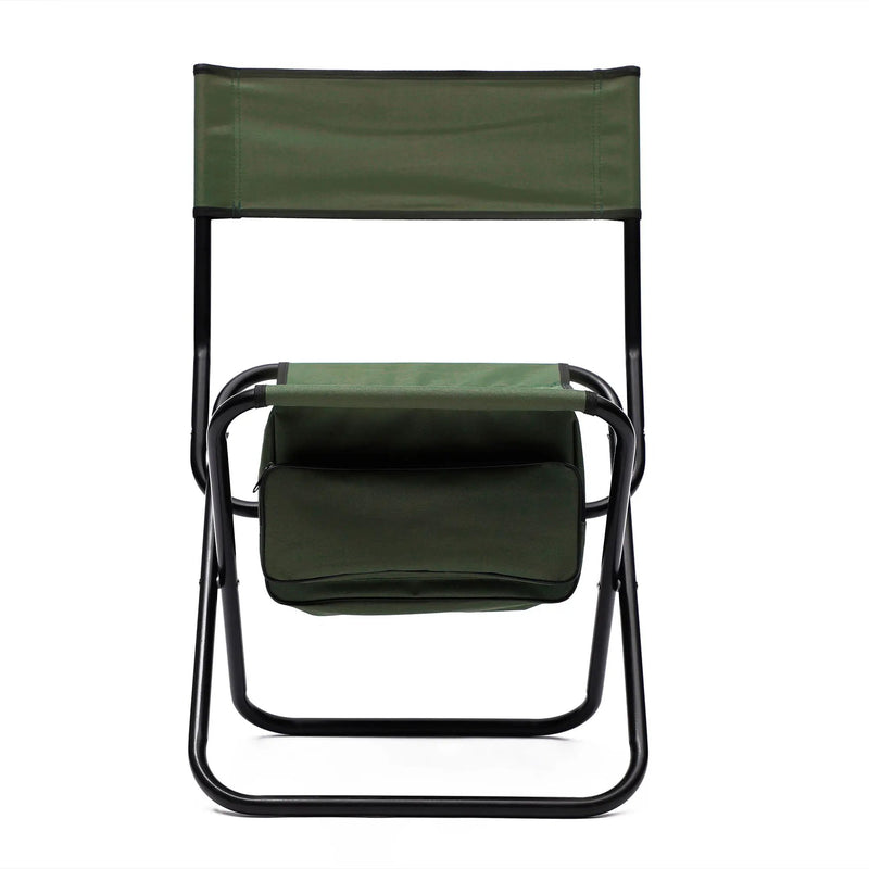 Folding Outdoor Chairs With Storage Bag, Portable Chair For Indoor, Outdoor Camping, Picnics And Fishing by HouseOfZazla