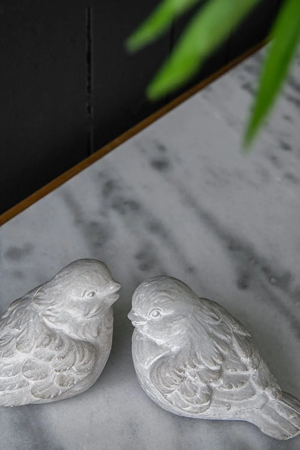 Skye Sparrow Bird Accents (Set of 2) - Antique Gray by Unique Piece Furniture