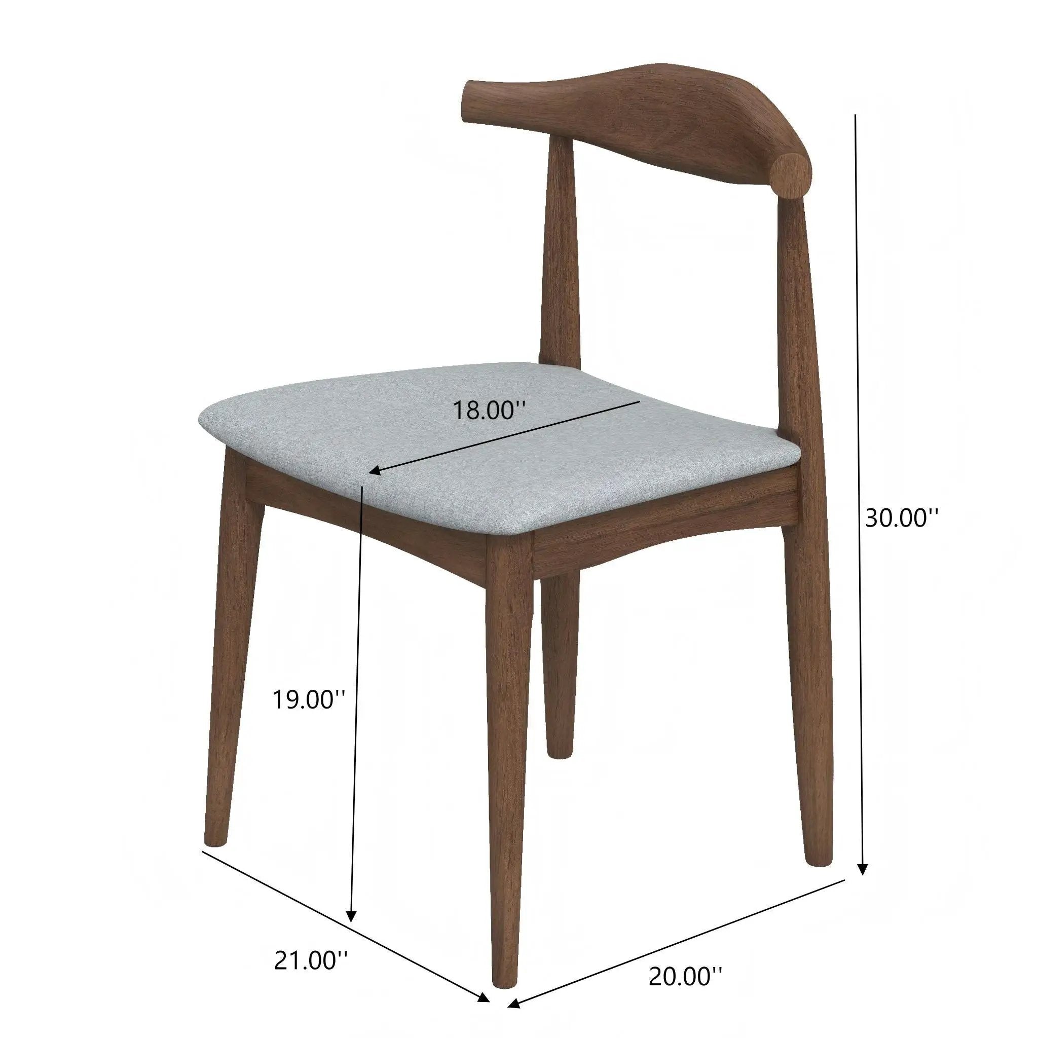 Brooklyn - Dining Chairs (Set of 2) - Gray by HouseOfZazla