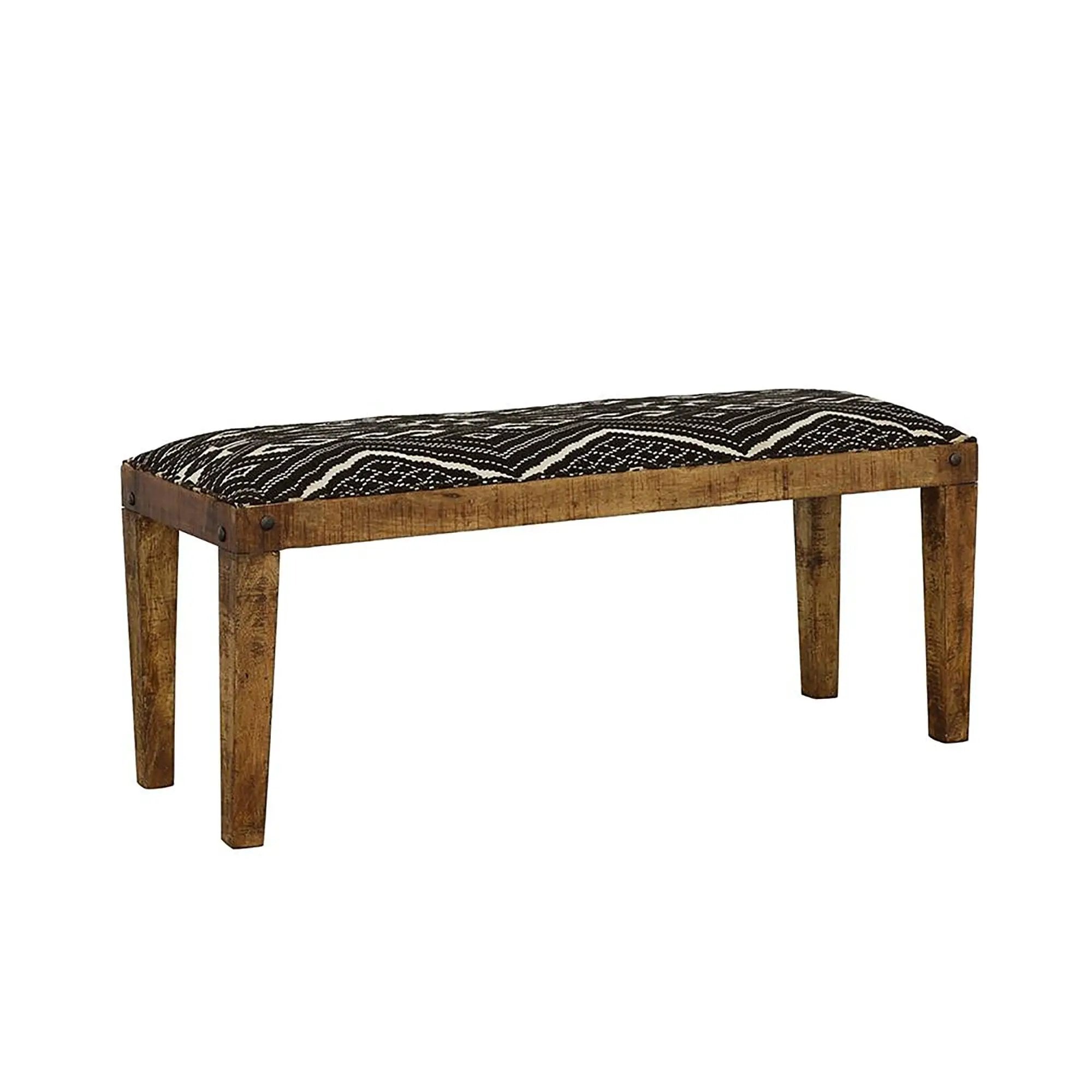 Upholstered Bench - Black by HouseOfZazla