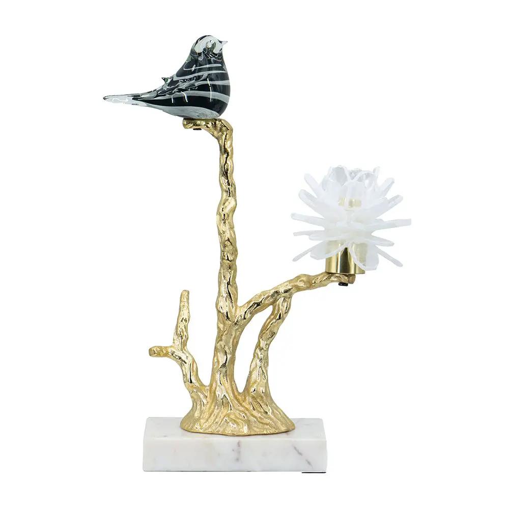 Aluminum Candle Holder With Marble Stand by HouseOfZazla