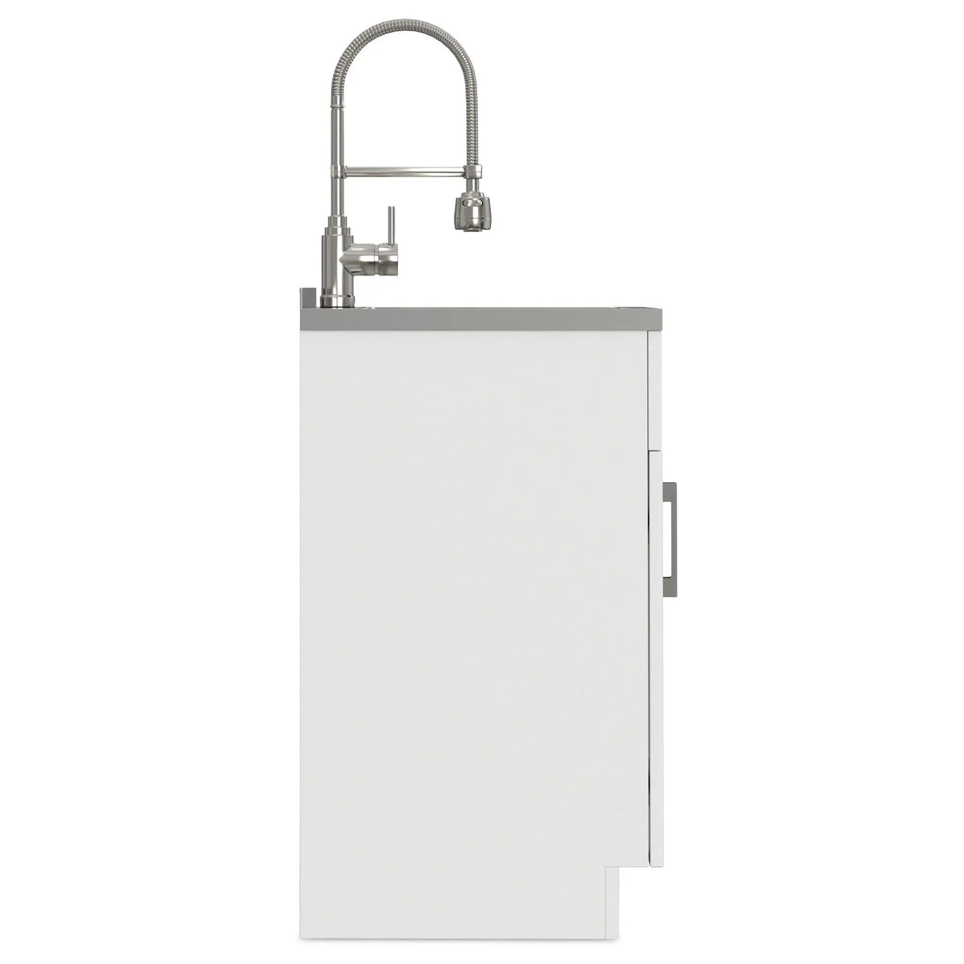 Hennessy - Deluxe Laundry Cabinet With Faucet And Stainless Steel Sink by HouseOfZazla
